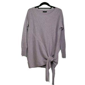 J.Crew Tie-Waist Boatneck Wool Sweater Medium